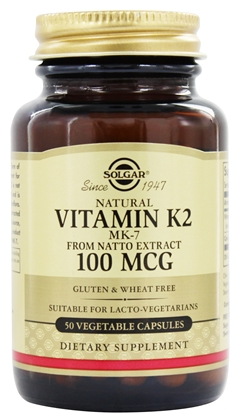 Solgar Vitamin K MK From Natto Extract mcg